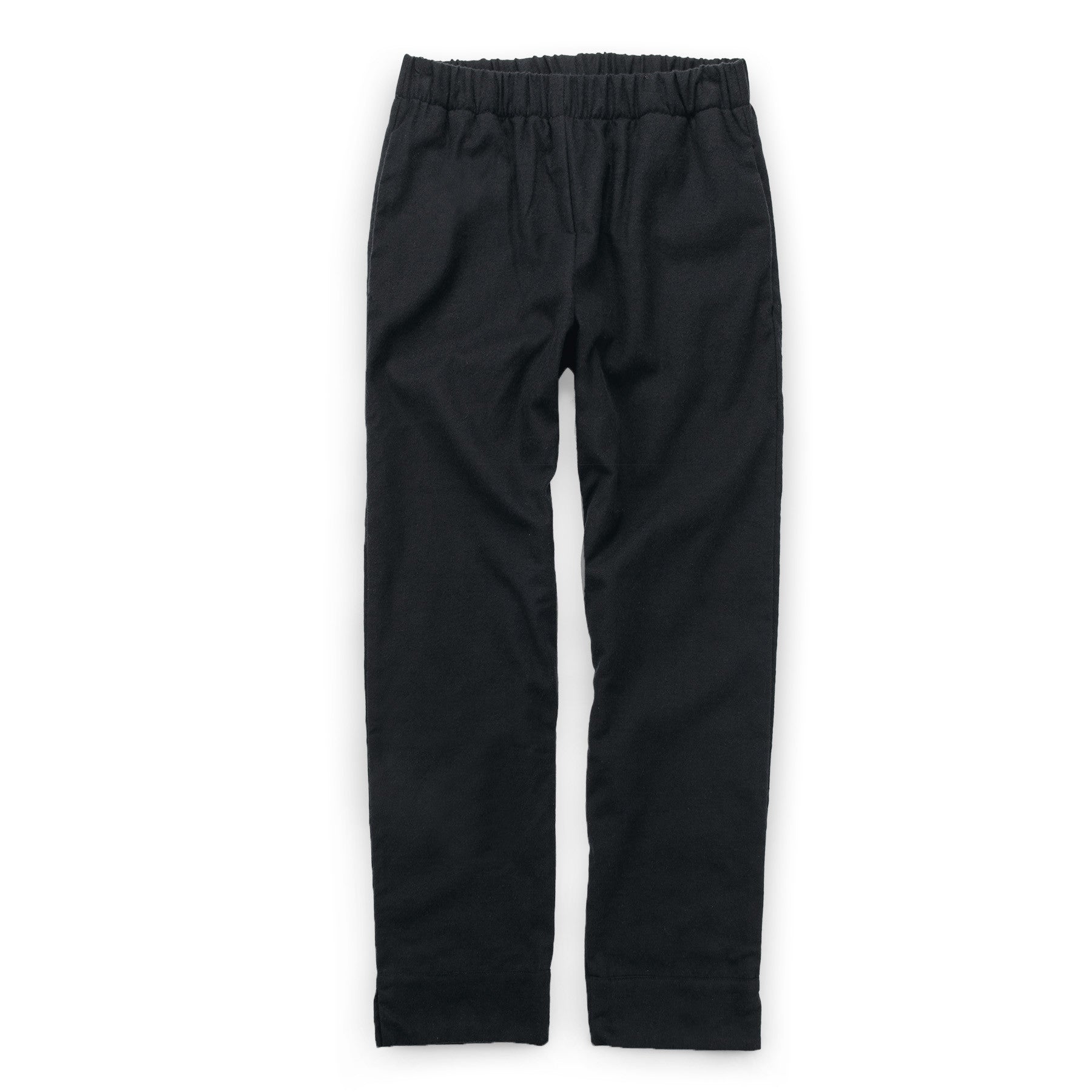 The Isla Pant in Black Brushed Cotton: Featured Image, Pants by Taylor Stitch