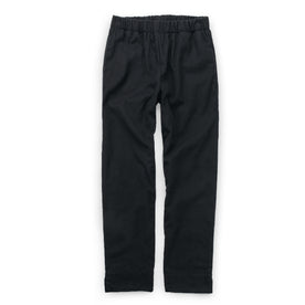 The Isla Pant in Black Brushed Cotton: Featured Image