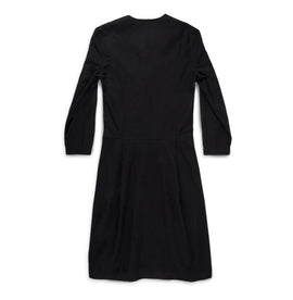 The Juniper Dress in Black Brushed Cotton: Alternate Image 6