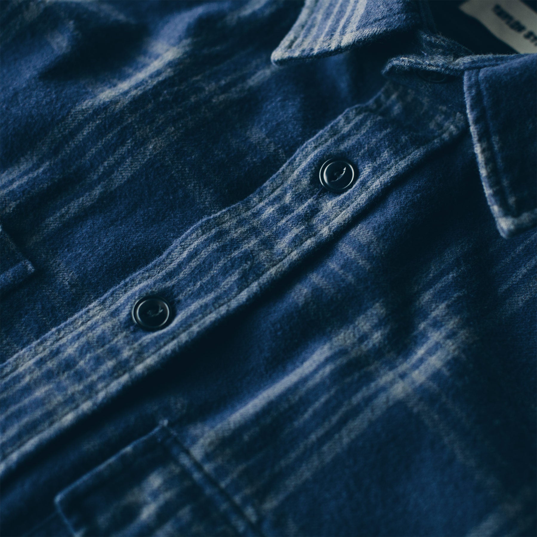 The Crater Shirt in Navy & Charcoal Plaid: Alternate Image 5, Wovens by Taylor Stitch