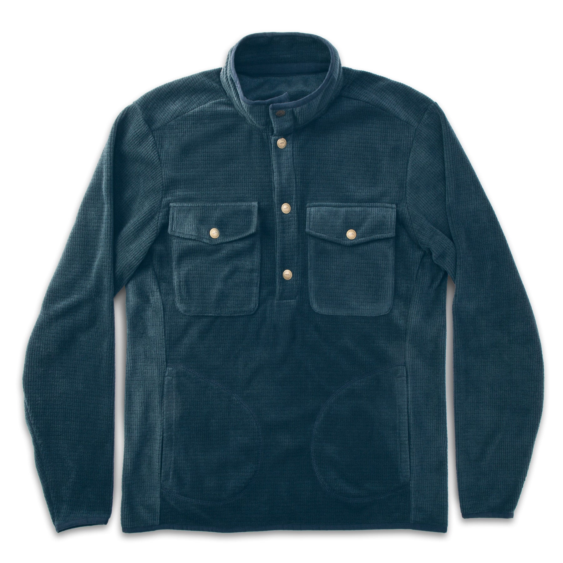 The Pack Pullover in Midnight Polartec Fleece: Featured Image, Outerwear by Taylor Stitch