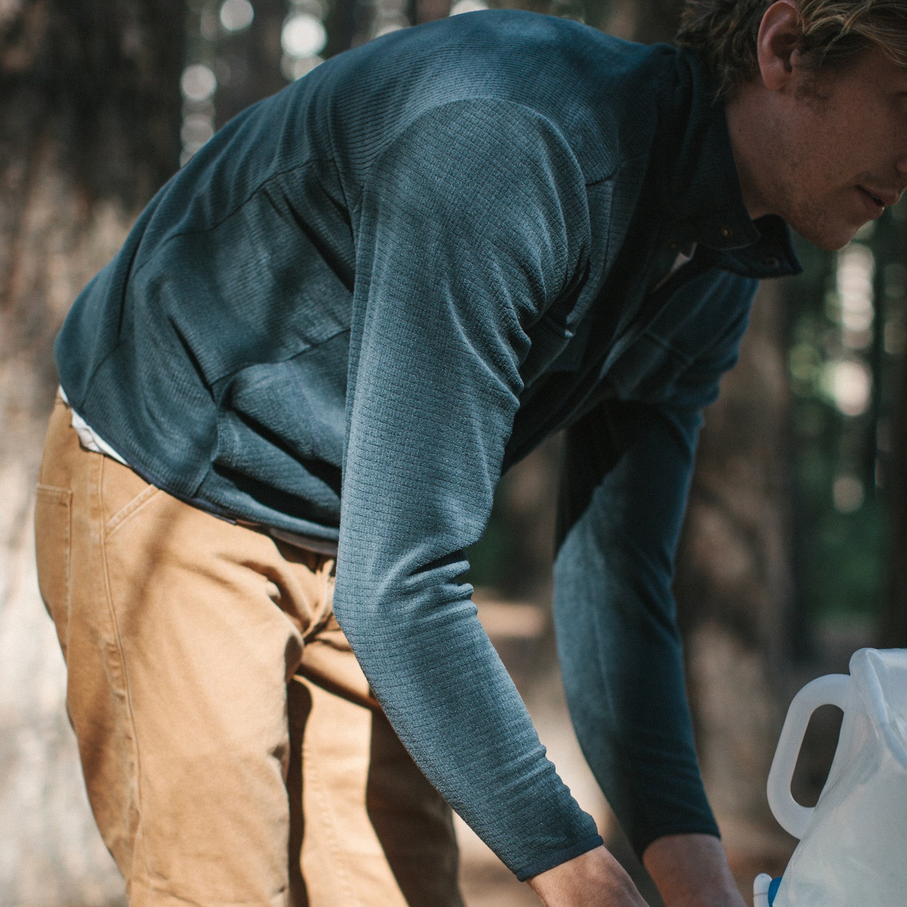 The Pack Pullover in Midnight Polartec Fleece: Alternate Image 3, Outerwear by Taylor Stitch