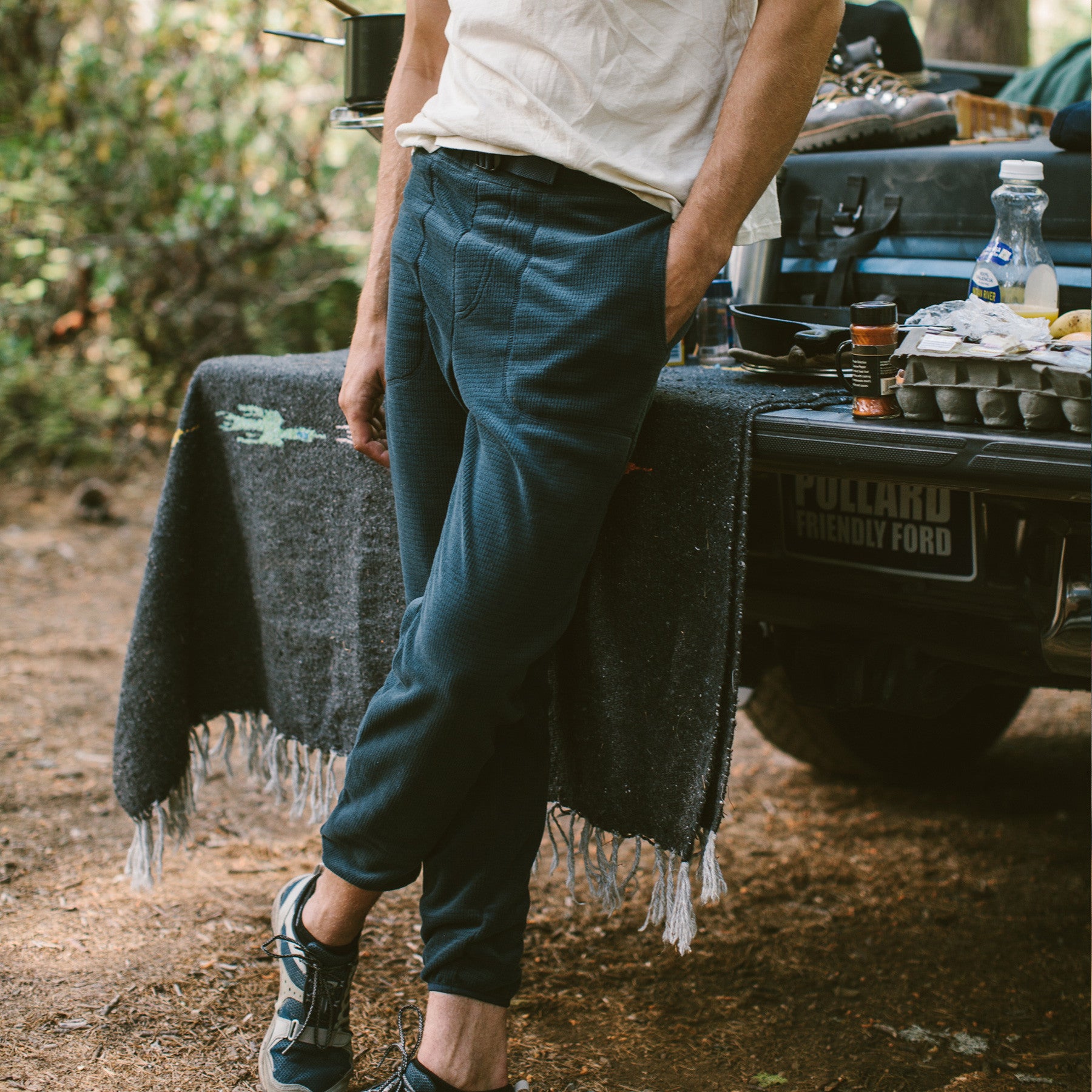 The Pack Pant in Midnight Polartec Fleece: Alternate Image 2, Pants by Taylor Stitch