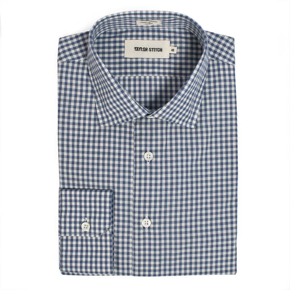 The Hyde in Glacier West Coast Gingham: Featured Image, Wovens by Taylor Stitch