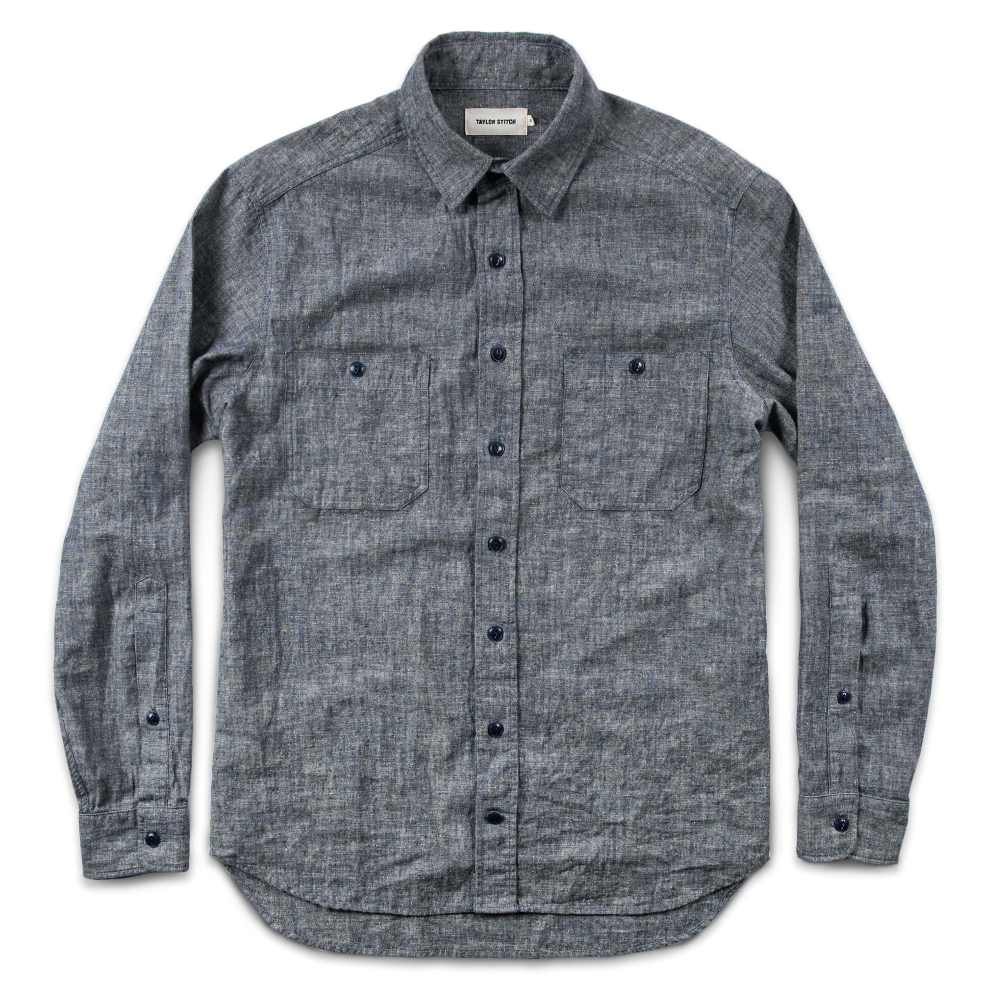 The California in Blue Hemp Chambray: Alternate Image 6, Wovens by Taylor Stitch