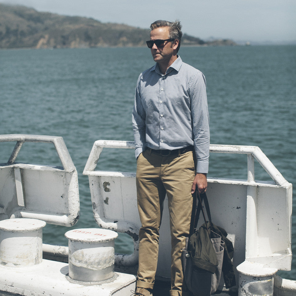 The Hyde in Glacier West Coast Gingham: Alternate Image 3, Wovens by Taylor Stitch