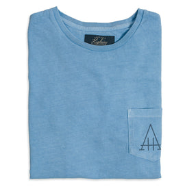 The Highway Tee in Dusty Blue: Featured Image