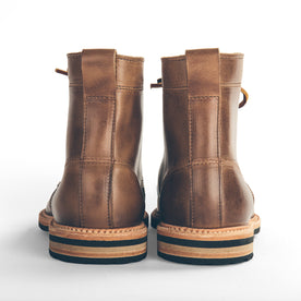 The Plain Toe Moto Boot in Natural Chromexcel - Extra Widths: Alternate Image 2