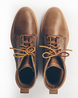 The Plain Toe Moto Boot in Natural Chromexcel - Extra Widths: Alternate Image 3, Footwear by Taylor Stitch