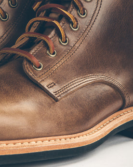 The Plain Toe Moto Boot in Natural Chromexcel - Extra Widths: Alternate Image 4, Footwear by Taylor Stitch