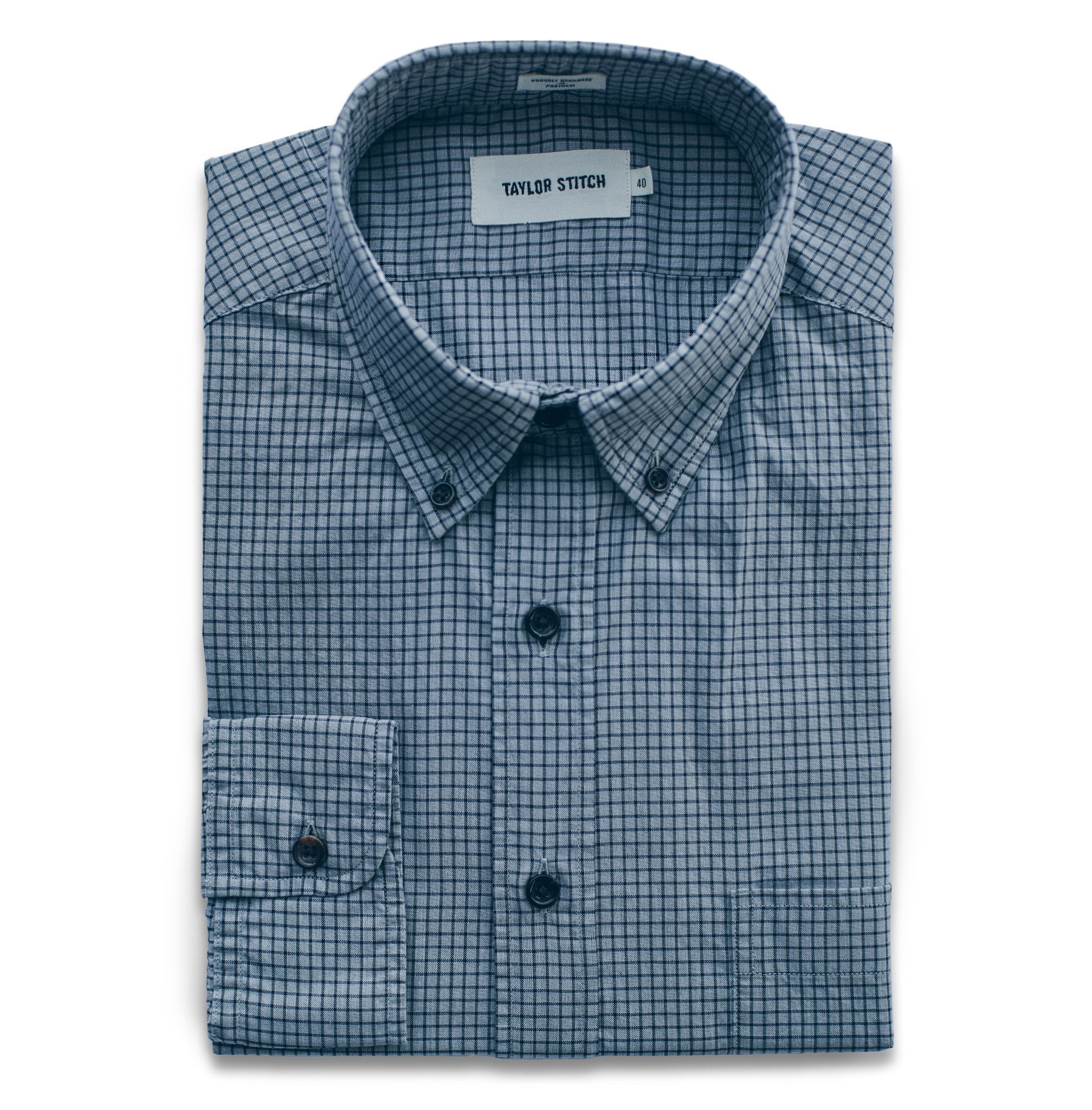 The Jack in Grey & Navy Box Check: Featured Image, Wovens by Taylor Stitch