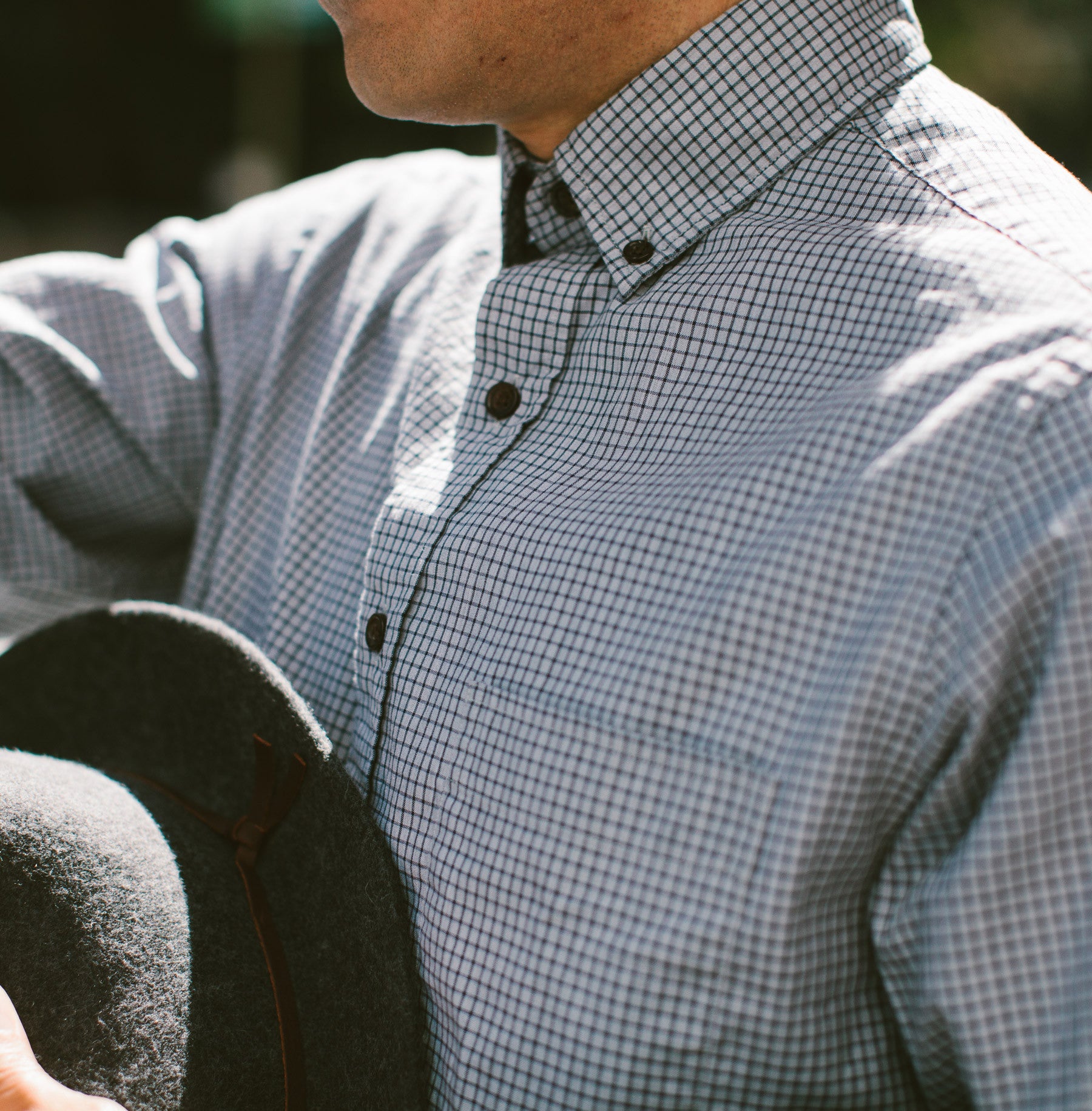 The Jack in Grey & Navy Box Check: Alternate Image 5, Wovens by Taylor Stitch