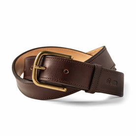 The Stitched Belt in Espresso - featured image