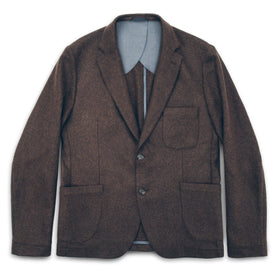 The Telegraph Jacket in Chocolate Wool: Featured Image