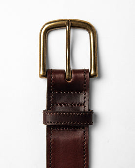 The Stitched Belt in Espresso: Alternate Image 2, Accessories by Taylor Stitch