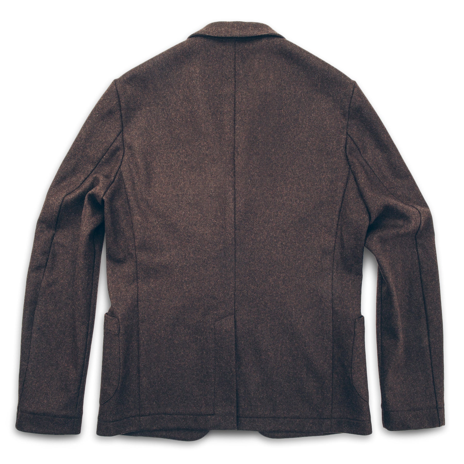 The Telegraph Jacket in Chocolate Wool: Alternate Image 2, Outerwear by Taylor Stitch