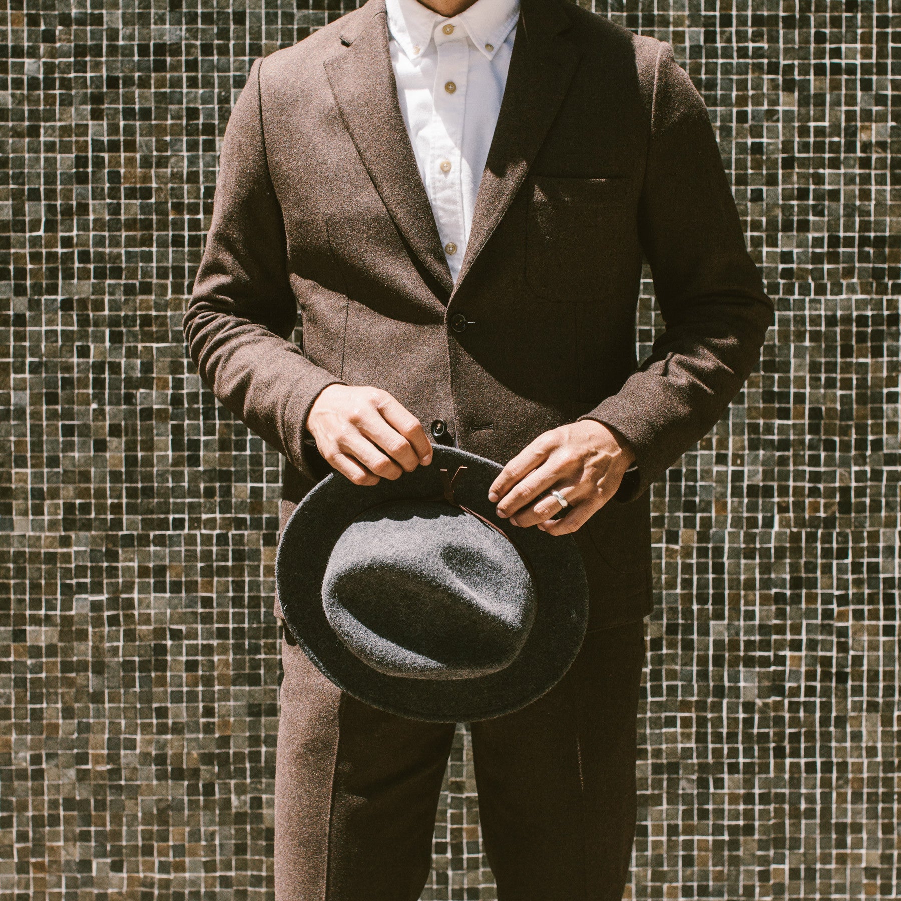 The Telegraph Jacket in Chocolate Wool: Alternate Image 5, Outerwear by Taylor Stitch