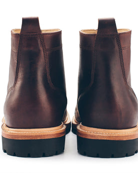 The Cap Toe Moto Boot in Brown Steerhide: Alternate Image 6, Footwear by Taylor Stitch
