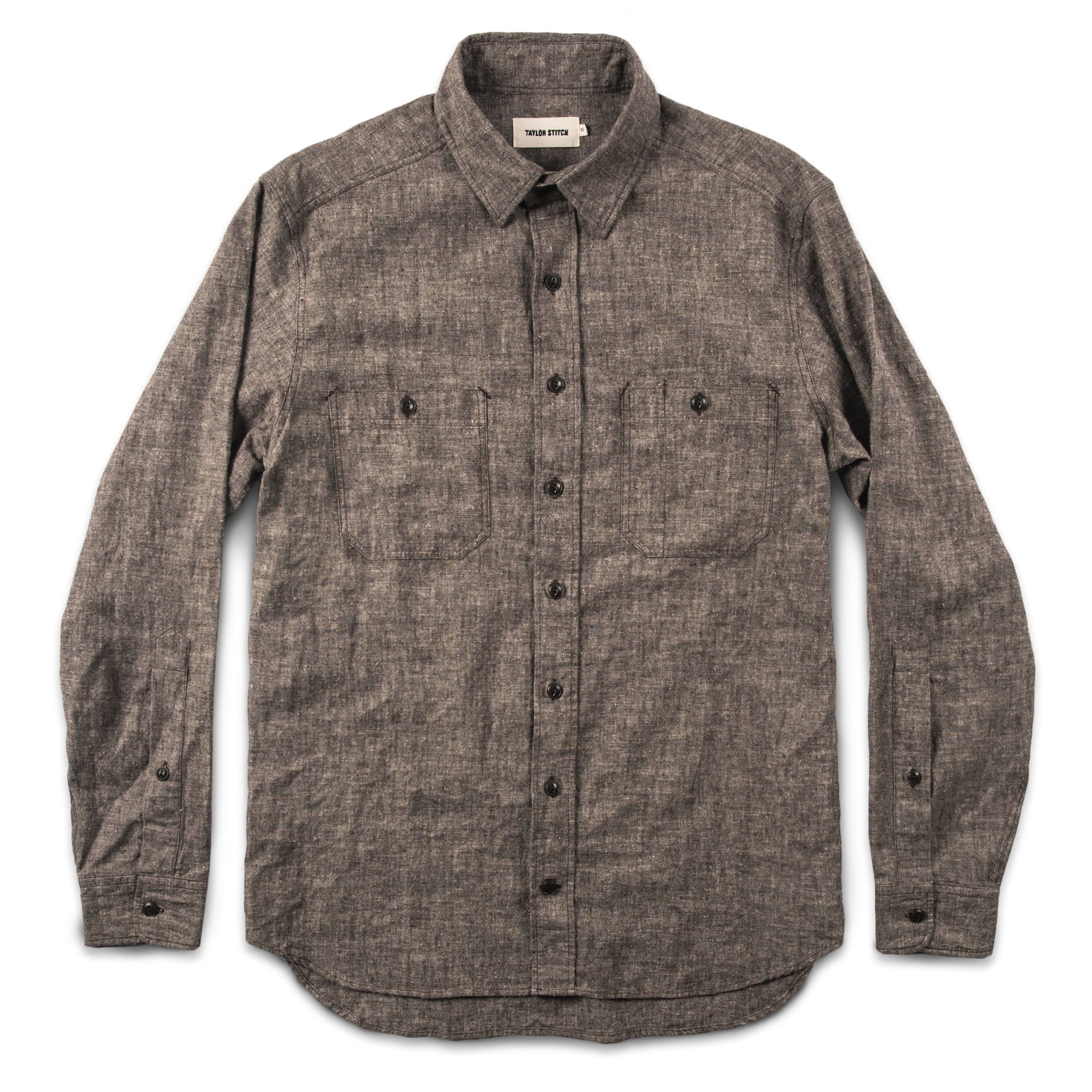 The California in Brown Hemp Chambray: Alternate Image 6, Wovens by Taylor Stitch