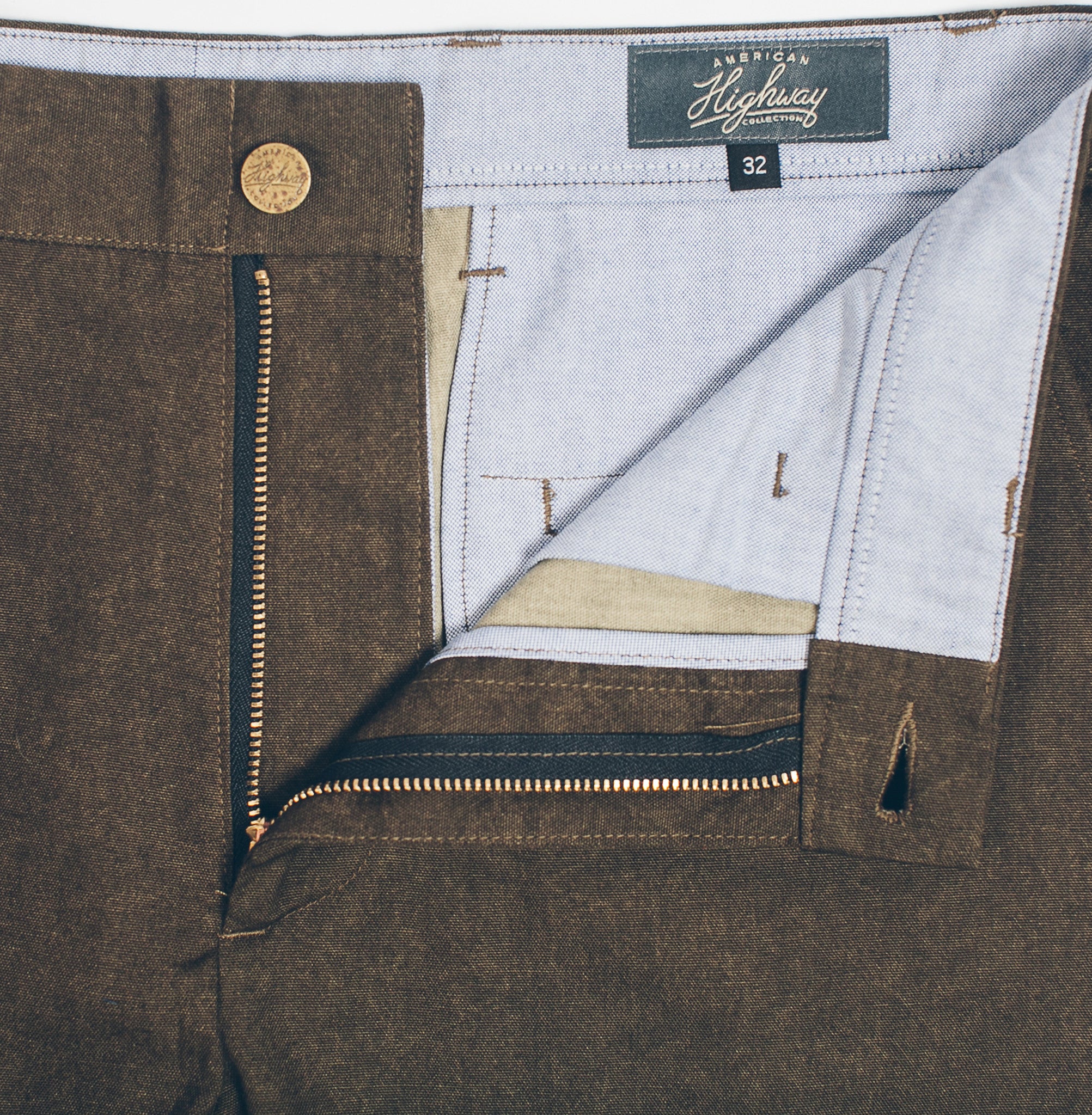 6 Point Pant in Olive Drab Oxford: Alternate Image 2, Pants by Taylor Stitch