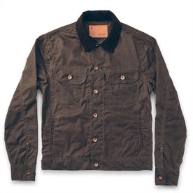 The Long Haul Jacket in Dark Oak Waxed Canvas: Featured Image