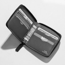 The Zip Wallet in Black - featured image