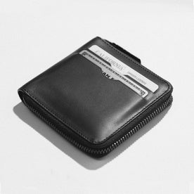 The Zip Wallet in Black: Alternate Image 2