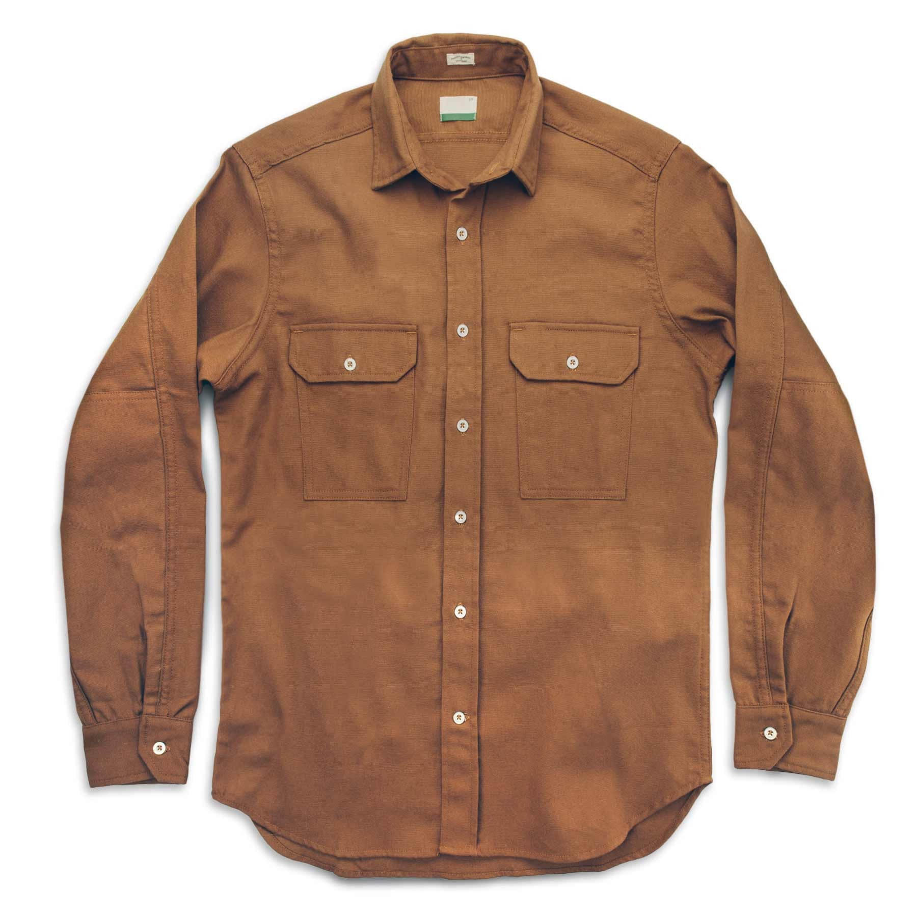 The Chore Shirt in Camel: Featured Image, Wovens by Taylor Stitch