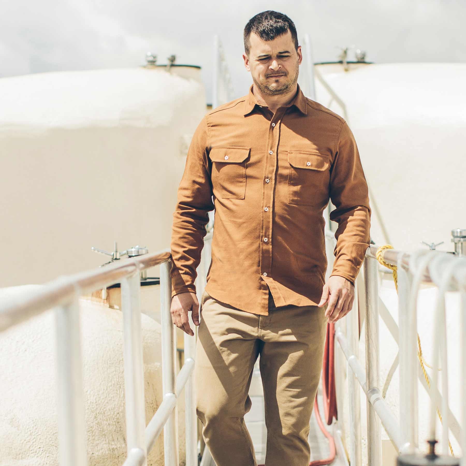 The Chore Shirt in Camel: Alternate Image 1, Wovens by Taylor Stitch
