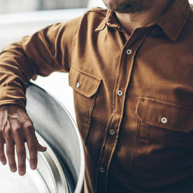 The Chore Shirt in Camel: Alternate Image 2