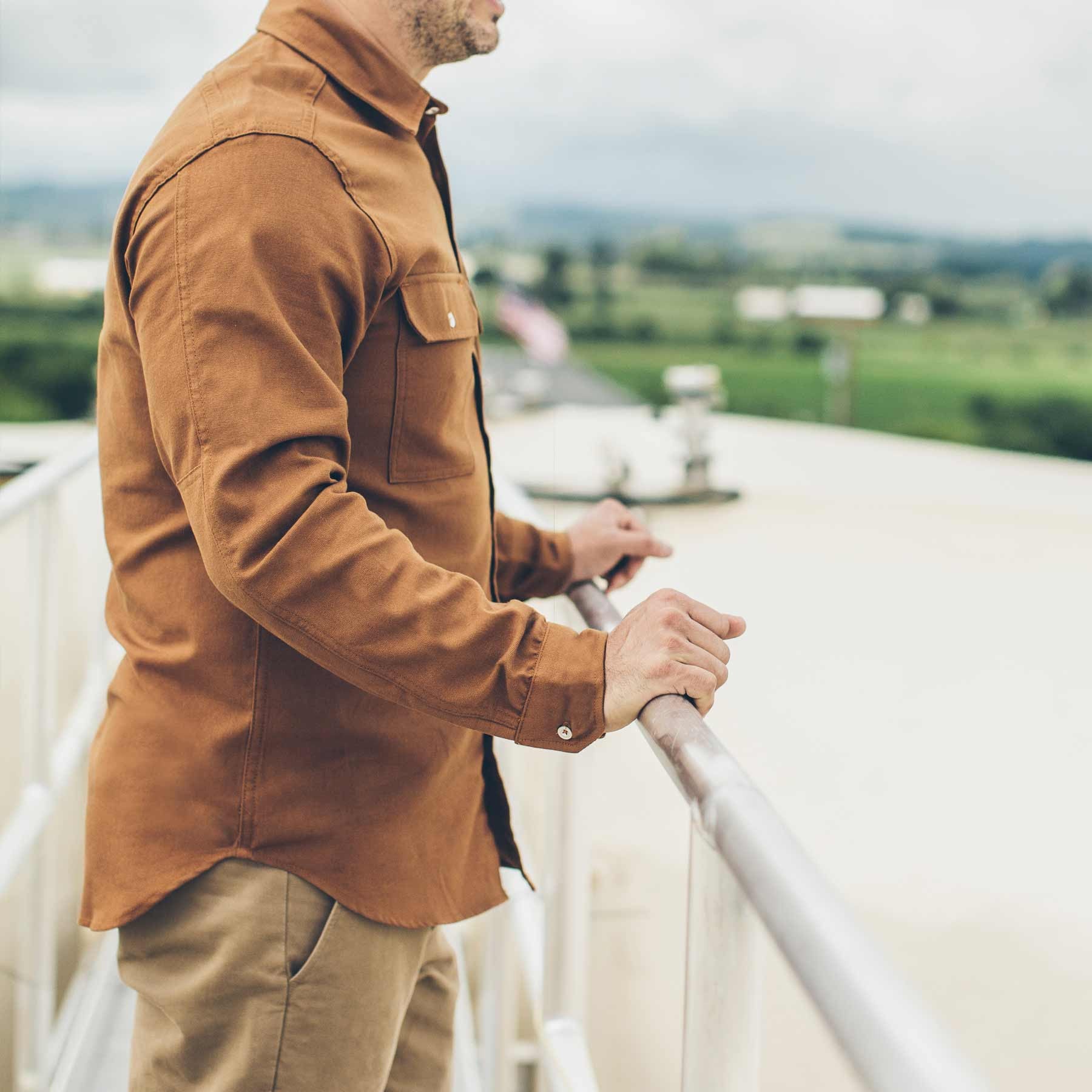 The Chore Shirt in Camel: Alternate Image 4, Wovens by Taylor Stitch