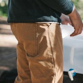 The Camp Pant in Washed Sawdust Canvas: Alternate Image 5