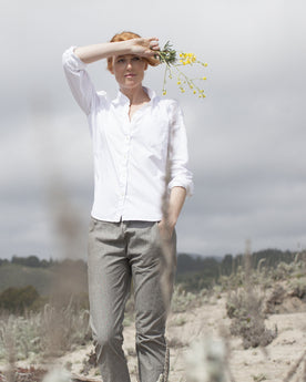 The Caroline in White Pinpoint Oxford: Alternate Image 4, Wovens by Taylor Stitch