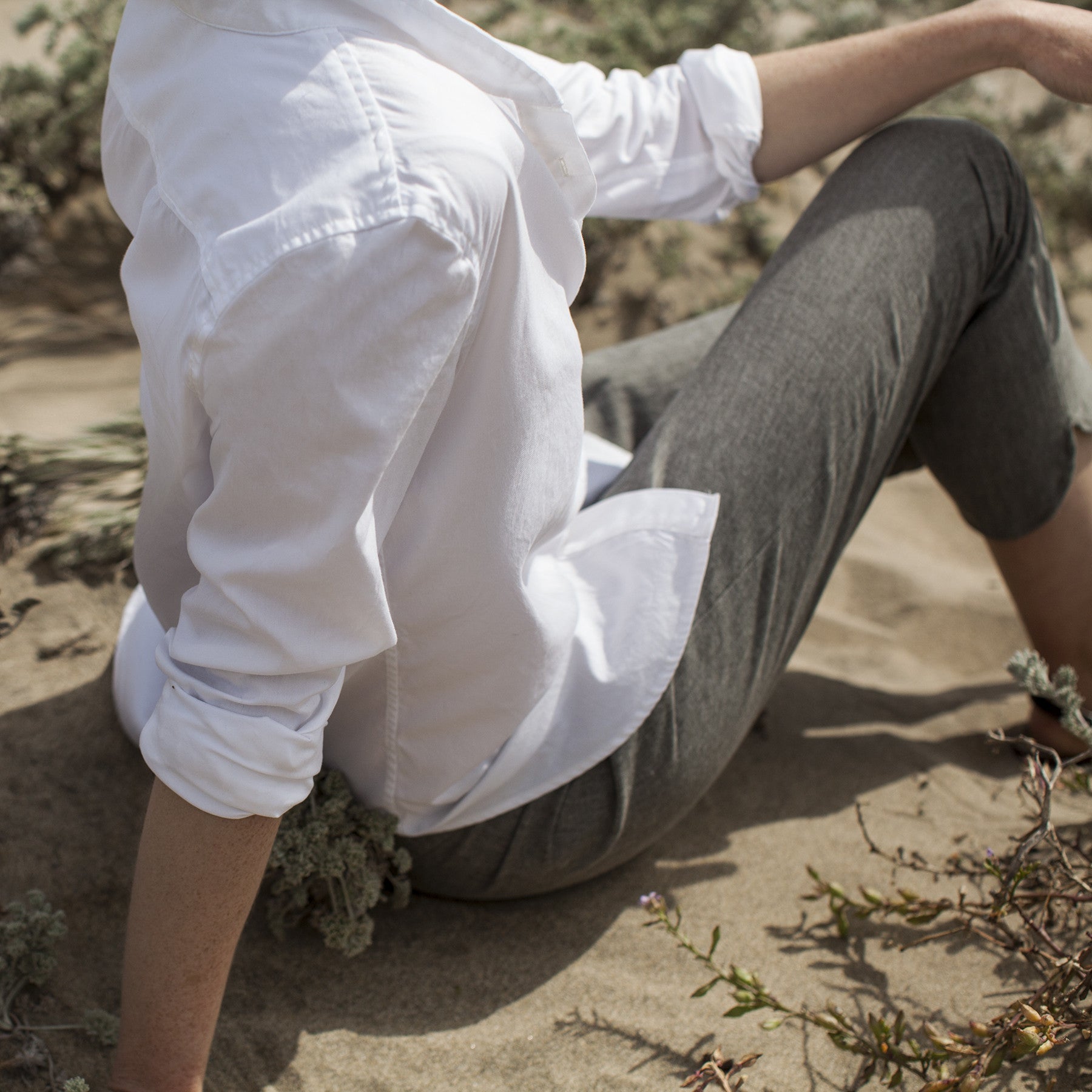 The Caroline in White Pinpoint Oxford: Alternate Image 5, Wovens by Taylor Stitch