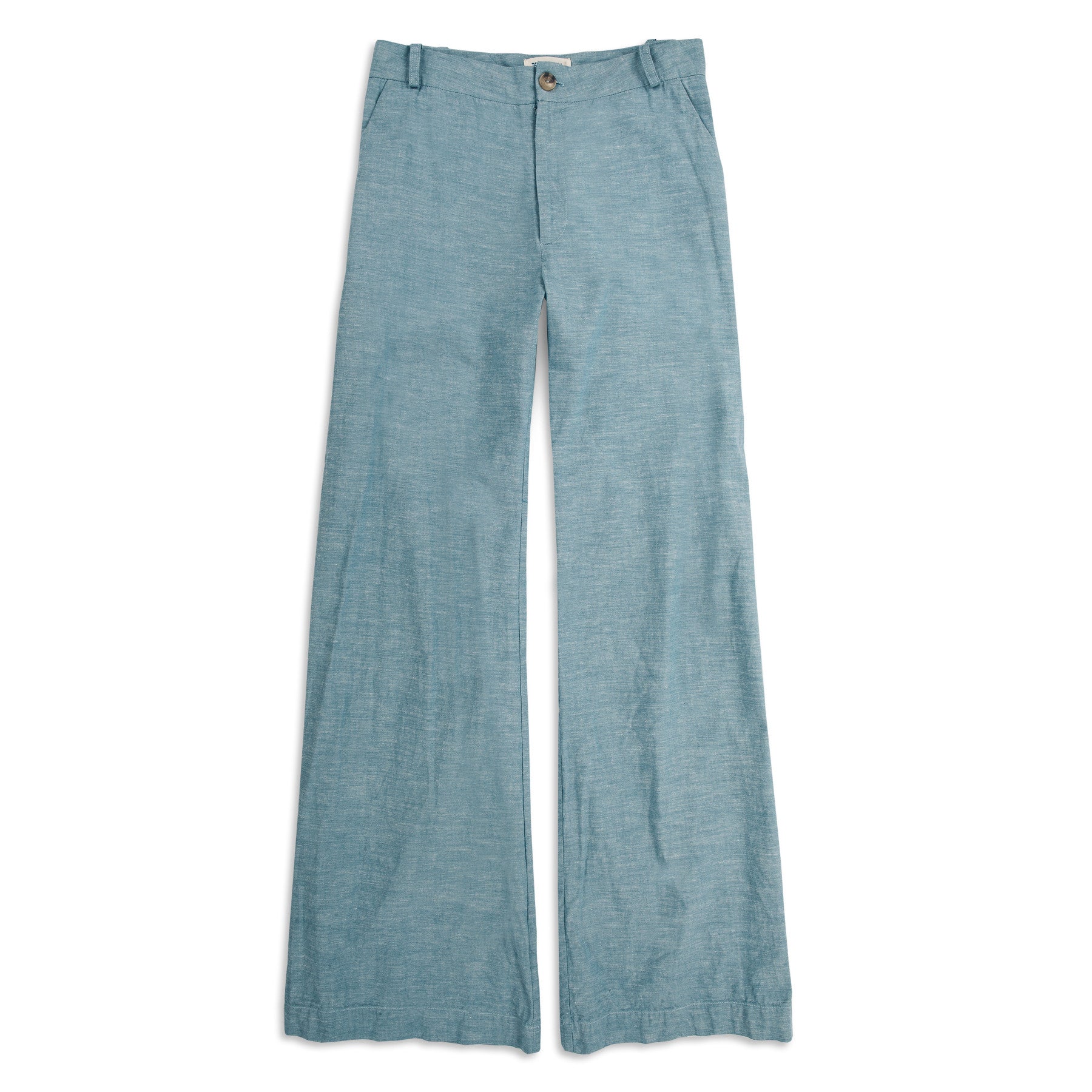 The Greenwich Pant in Washed Chambray: Featured Image, Bottoms by Taylor Stitch
