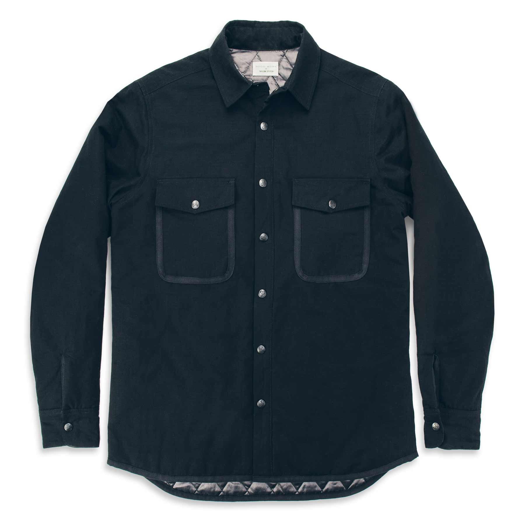 The Chore Jacket in Black Ripstop Canvas: Featured Image, Outerwear by Taylor Stitch