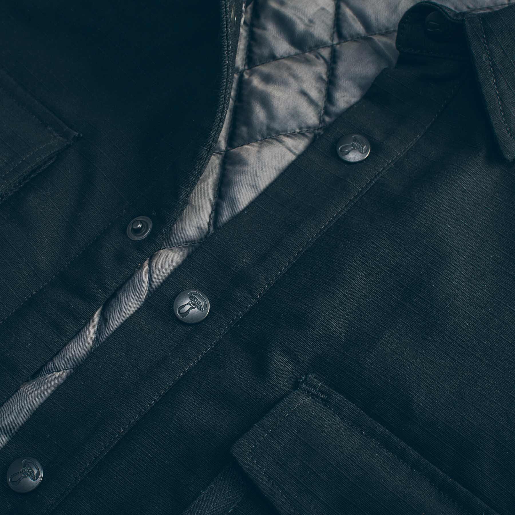 The Chore Jacket in Black Ripstop Canvas: Alternate Image 2, Outerwear by Taylor Stitch