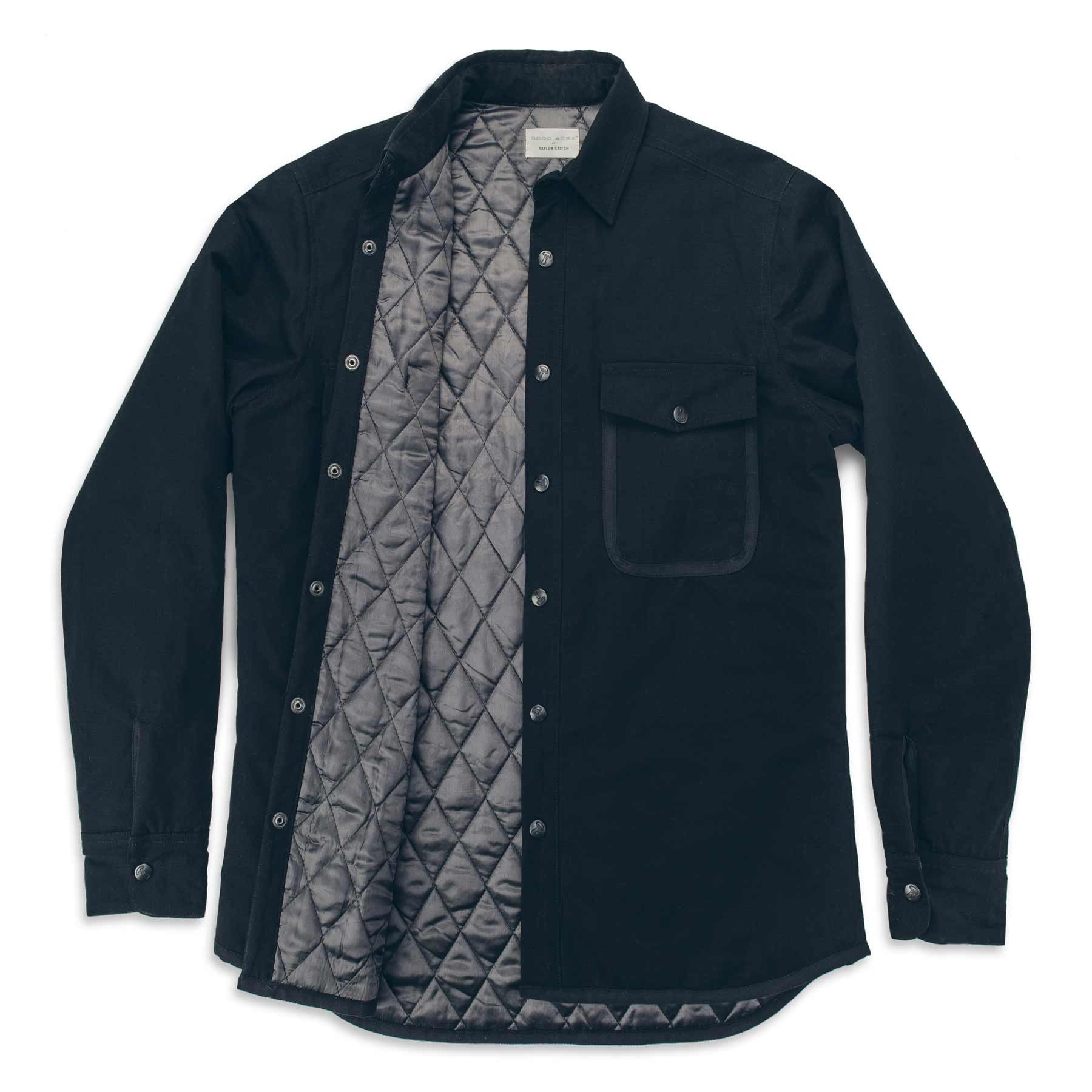 The Chore Jacket in Black Ripstop Canvas: Alternate Image 3, Outerwear by Taylor Stitch