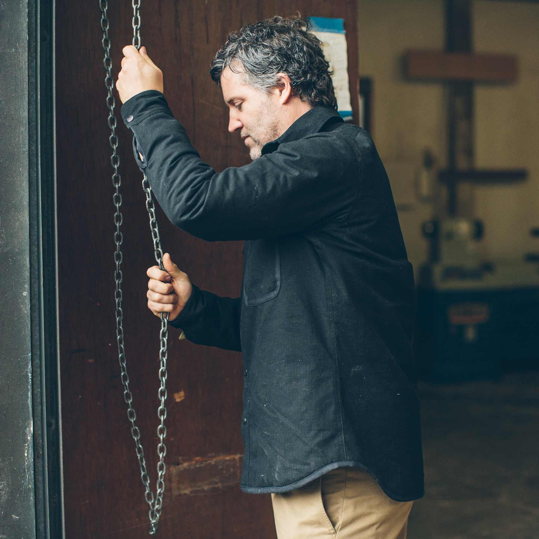 The Chore Jacket in Black Ripstop Canvas: Alternate Image 5, Outerwear by Taylor Stitch