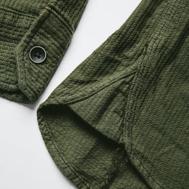 The Utility Shirt in Cone Mills Corded Army: Alternate Image 3