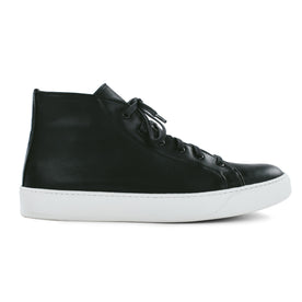 The Court Classic Mid in Black Leather: Featured Image