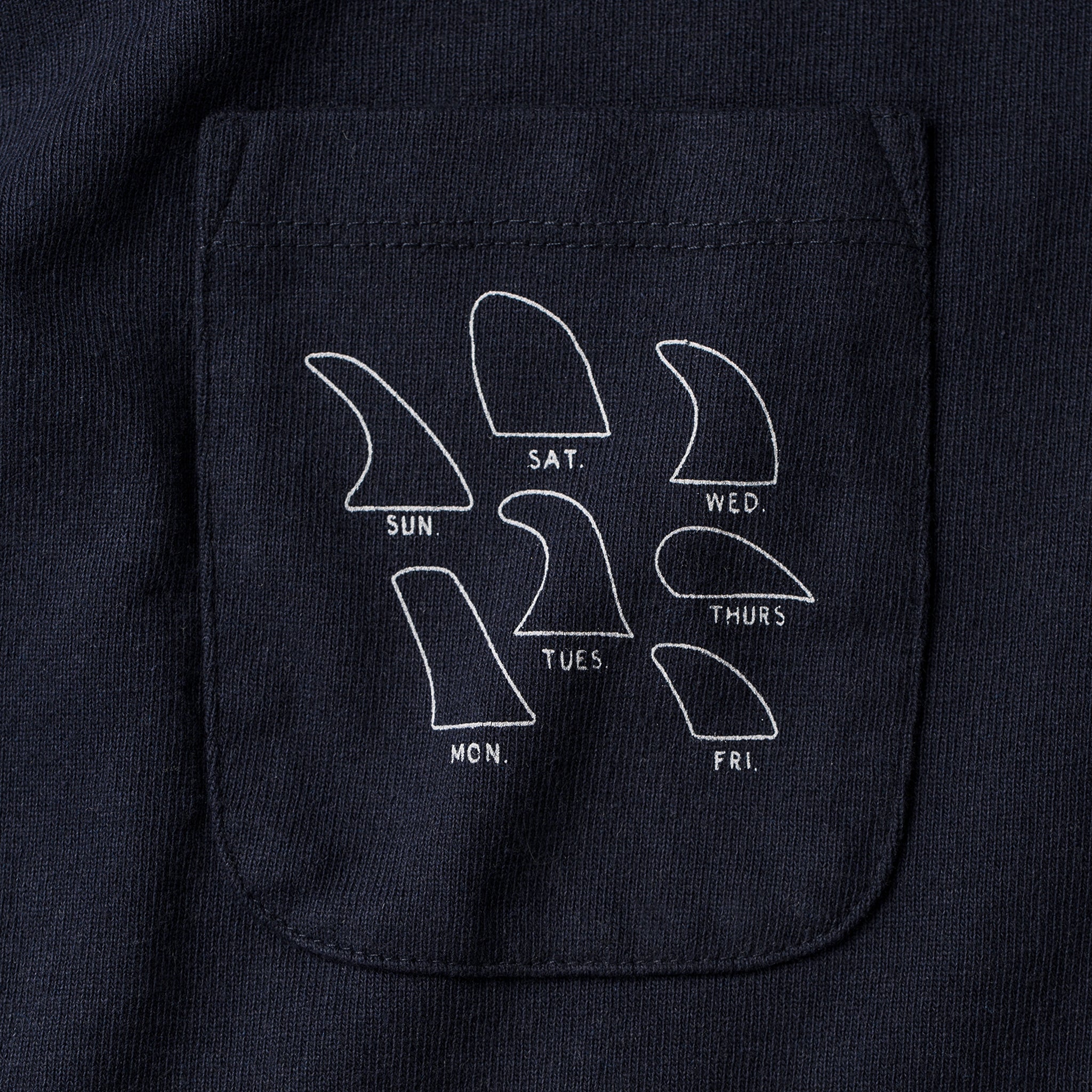 The Heavy Bag Tee in Daily Fins: Alternate Image 3, Knits by Taylor Stitch
