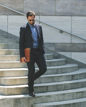 The California in Dark Blue Everyday Chambray: Alternate Image 6, Wovens by Taylor Stitch