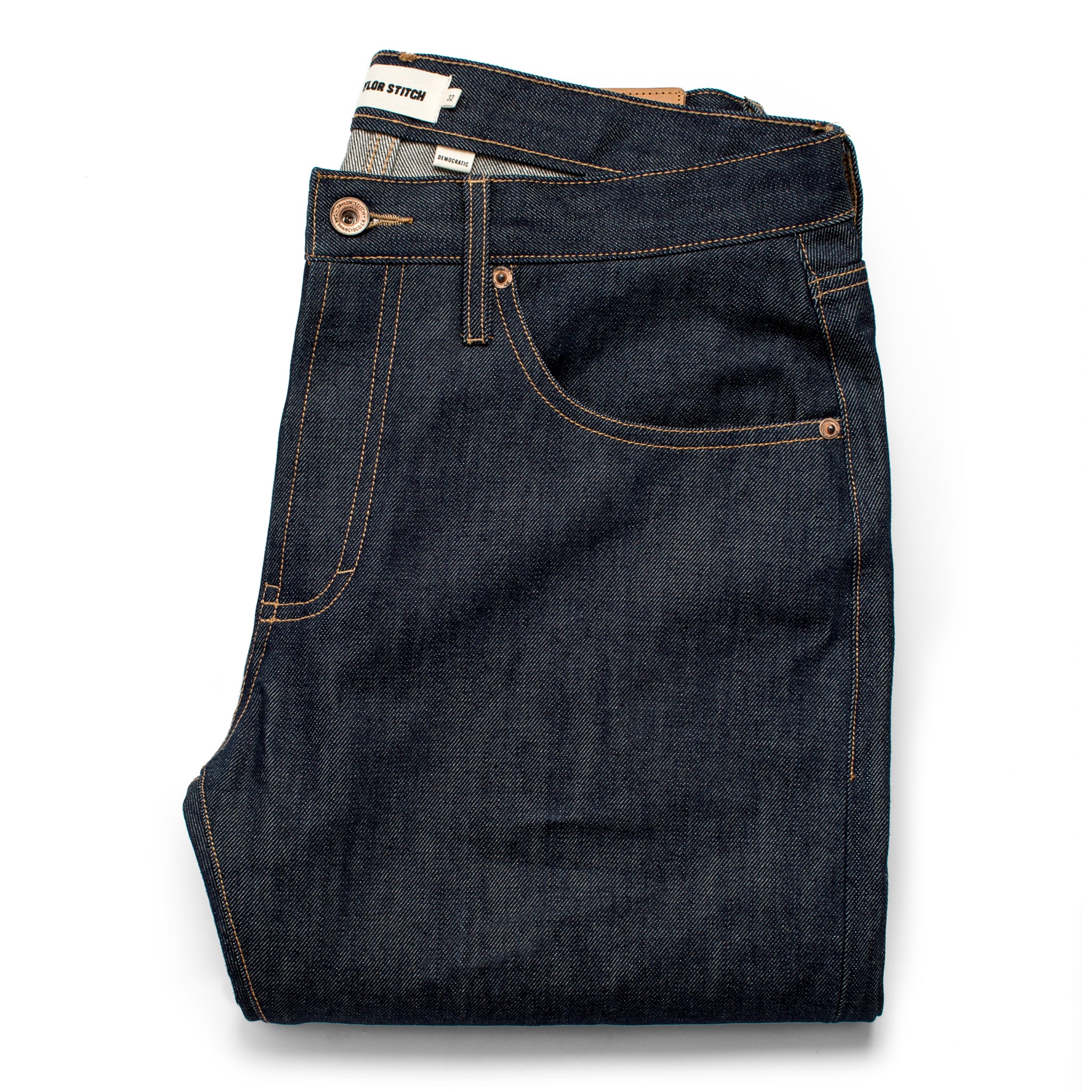 The Democratic Jean in Organic '68 Selvage: Featured Image, Denim by Taylor Stitch