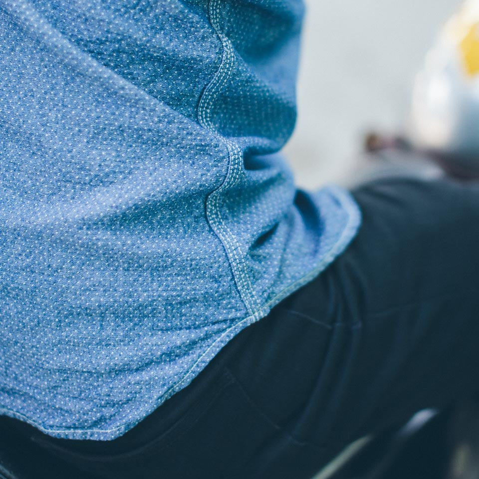 Indigo Jacquard Dot Utility Shirt: Alternate Image 5, Wovens by Taylor Stitch
