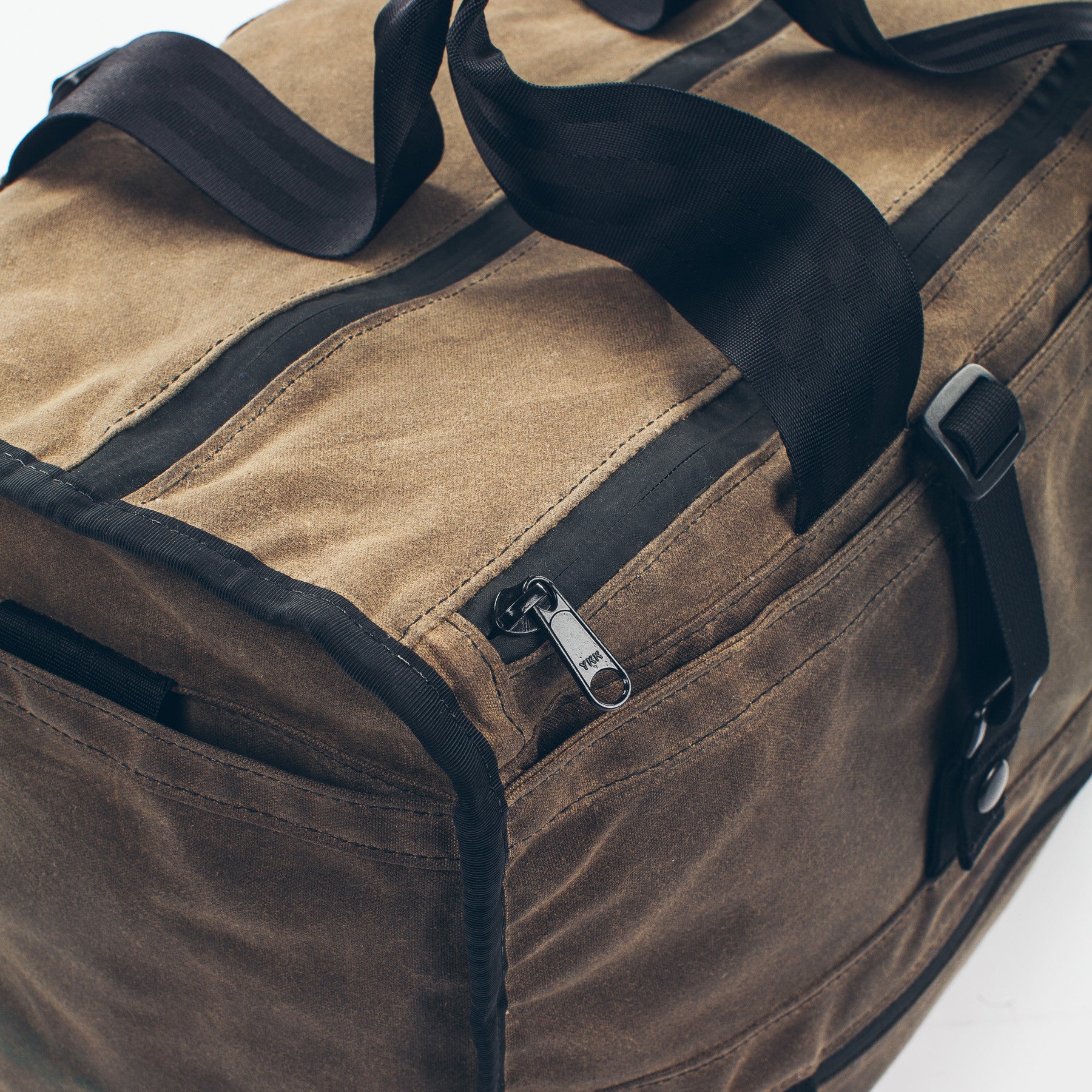 The Transit Duffel in Oak Waxed Canvas: Alternate Image 1, None by Taylor Stitch