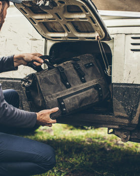 The Transit Duffel in Oak Waxed Canvas: Alternate Image 5, None by Taylor Stitch