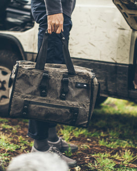 The Transit Duffel in Oak Waxed Canvas: Alternate Image 6, None by Taylor Stitch