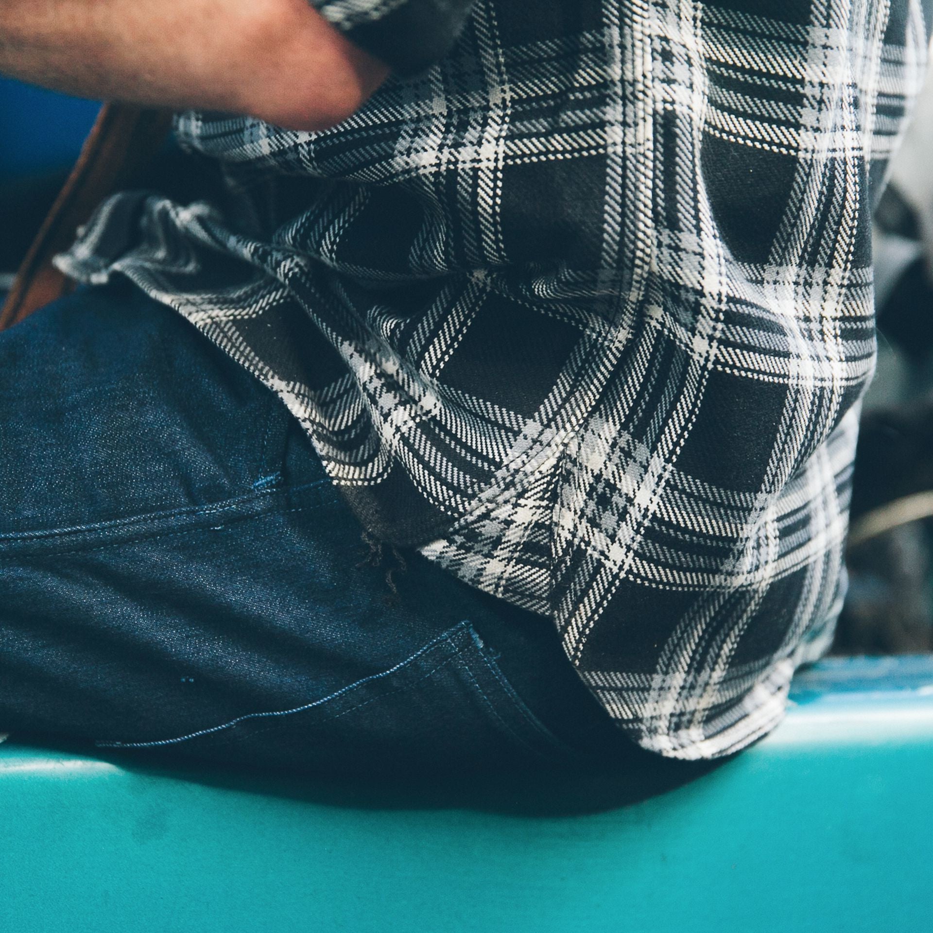 The Triple Needle Moto Utility Shirt in Black: Alternate Image 4, Wovens by Taylor Stitch