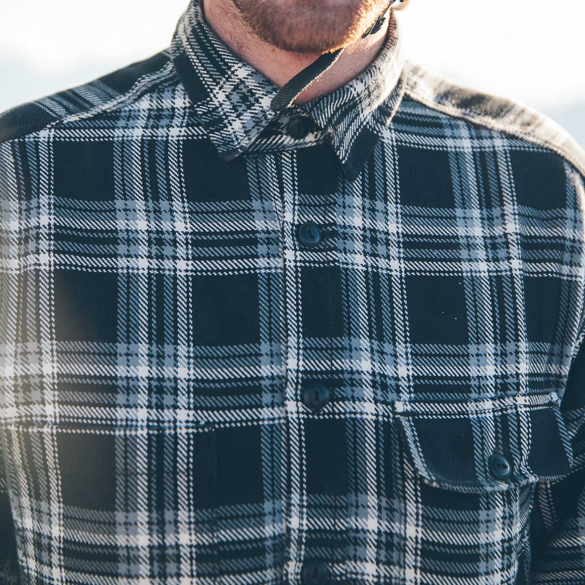 The Triple Needle Moto Utility Shirt in Black: Alternate Image 3, Wovens by Taylor Stitch